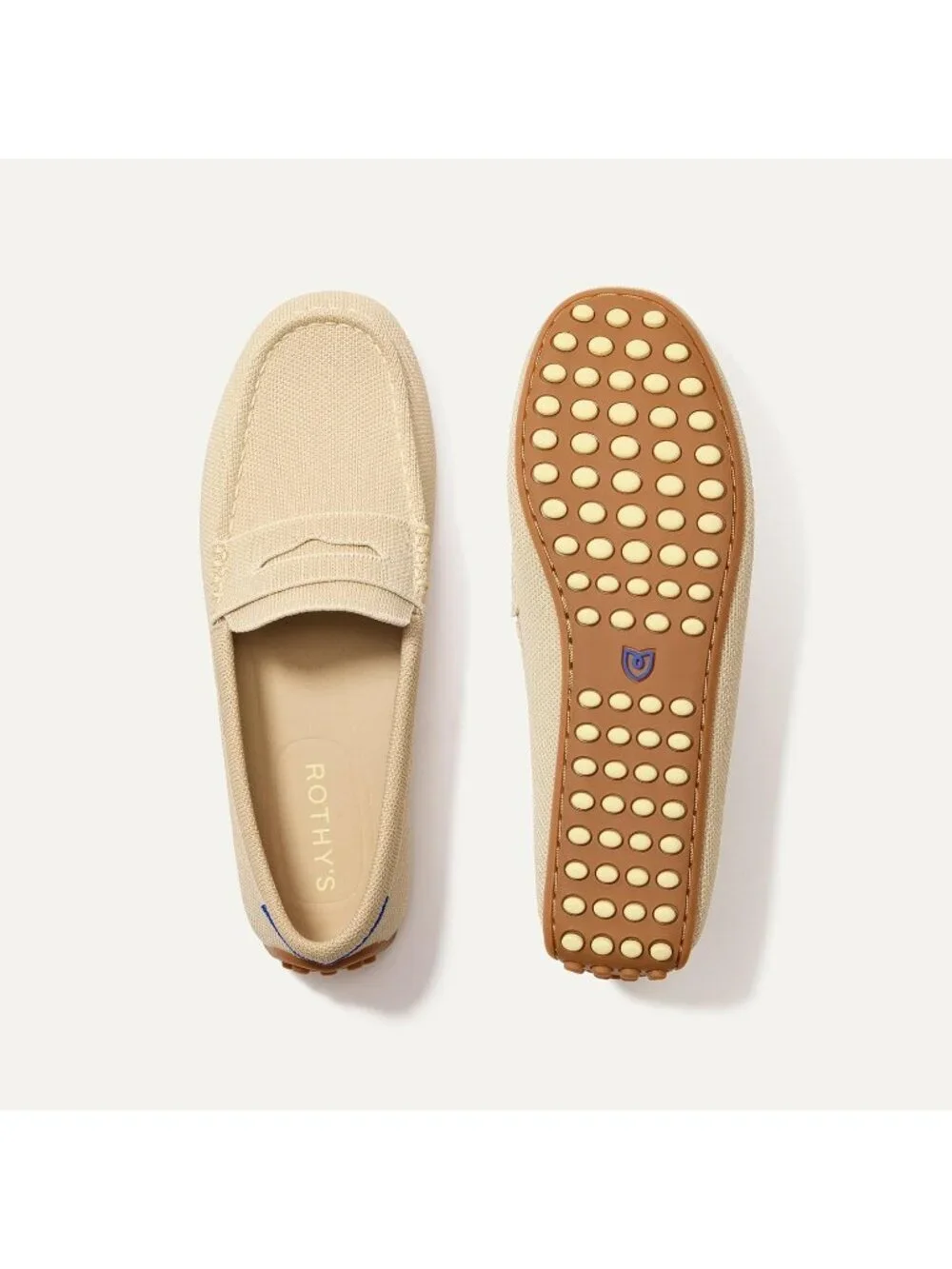 Women's Sesame Slip-On Comfortable Loafers Sustainable Washable Stylish Shoe